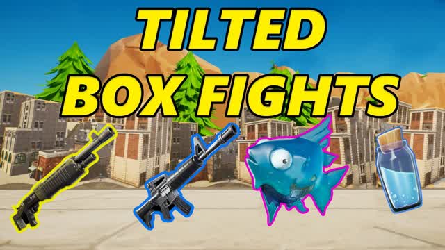 TILTED BOX FIGHTS — Fortnite Creative map cover art