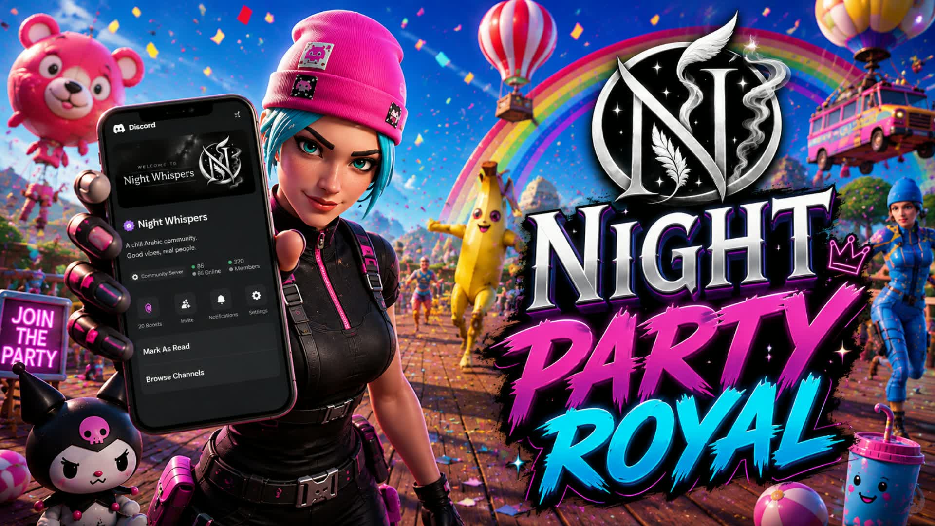 Party Royal Night — Fortnite Creative map