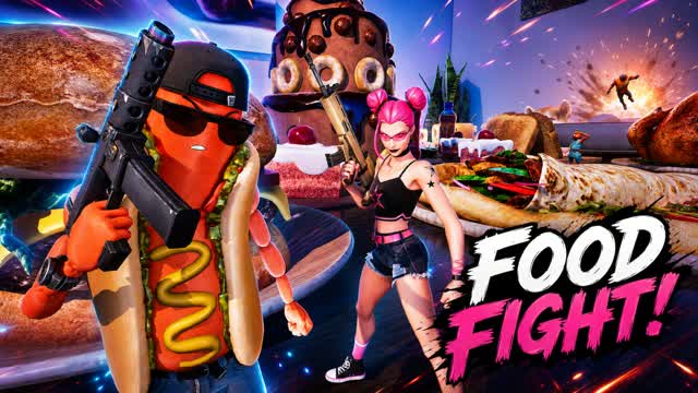 FOOD FIGHT! GUN GAME🔫 — Fortnite Creative map
