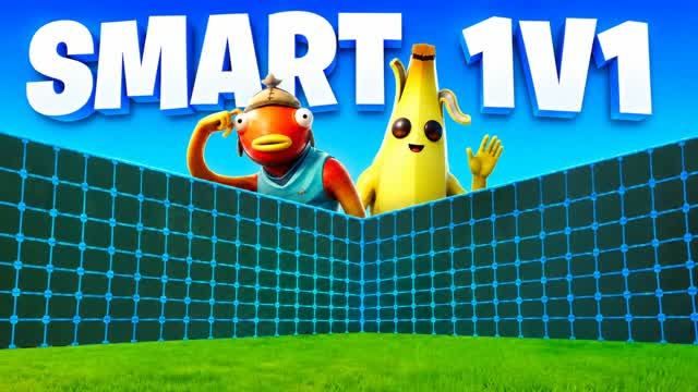SMART 1V1 FFA - ALL WEAPONS & RIDES — Fortnite Creative map cover art