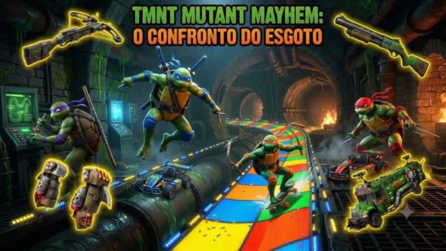 🐢RAMP TMNT 🚗CAR GAMES WITH MEGA RAMP — Fortnite Creative map