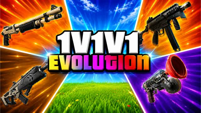 EVOLUTION - 1V1V1 — Fortnite Creative map