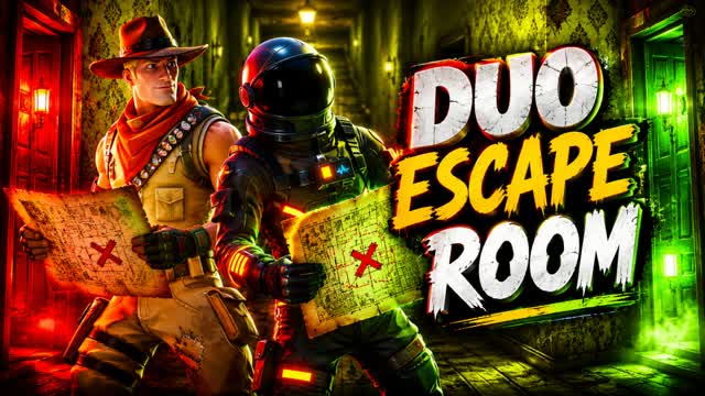 Duo Escape RooM Labyrinthe — Fortnite Creative map cover art