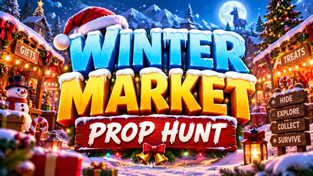 WINTER MARKET PROP HUNT 🎄 — Fortnite Creative map
