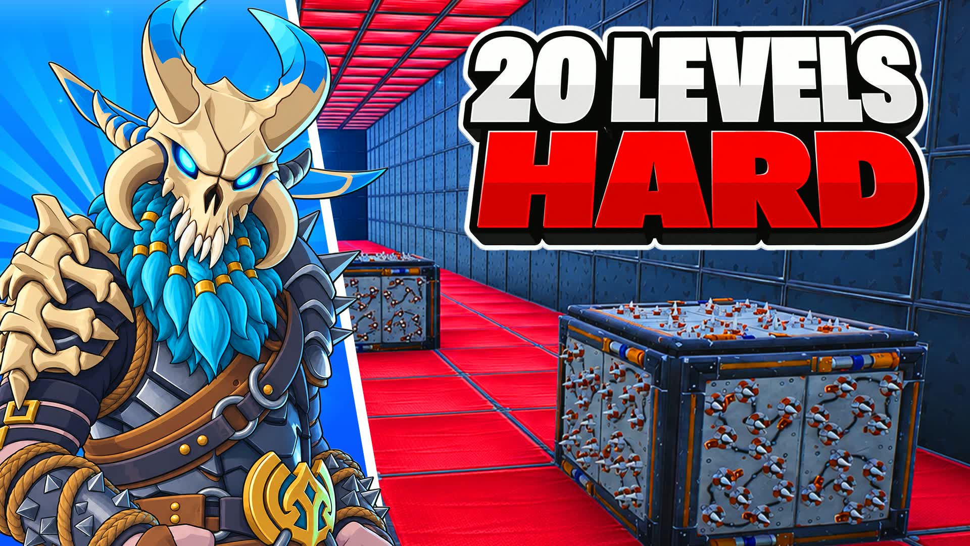 HARD PARKOUR 20 LEVELS باركور صعب — Fortnite Creative map