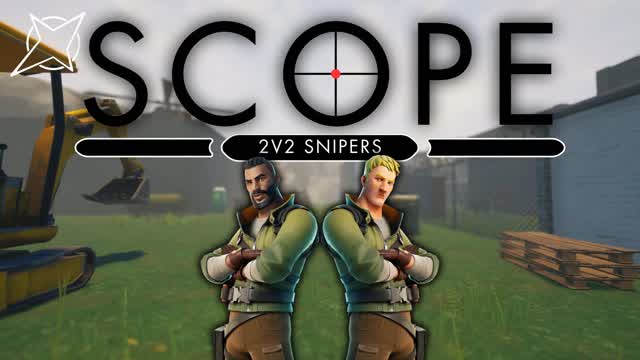 SCOPE - 2V2 SNIPERS — Fortnite Creative map cover art