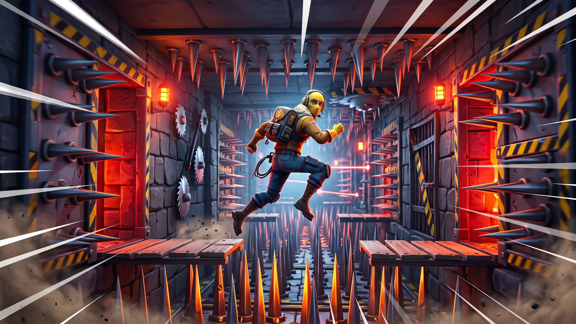 EXTREME DUNGEON DEATHRUN 💀 — Fortnite Creative map