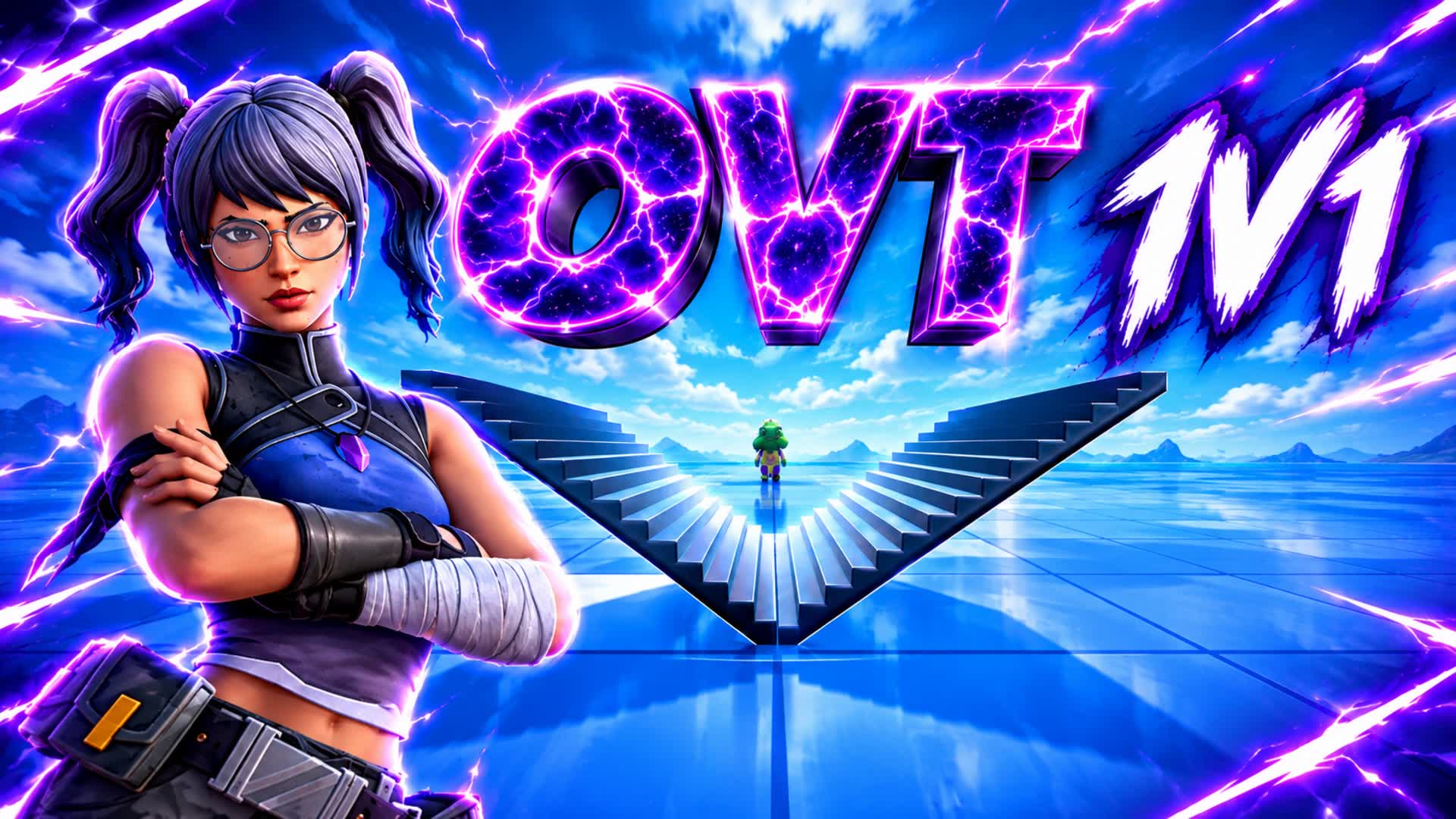 OVT 1V1 ( 6 players ) 💜🖤 — Fortnite Creative map