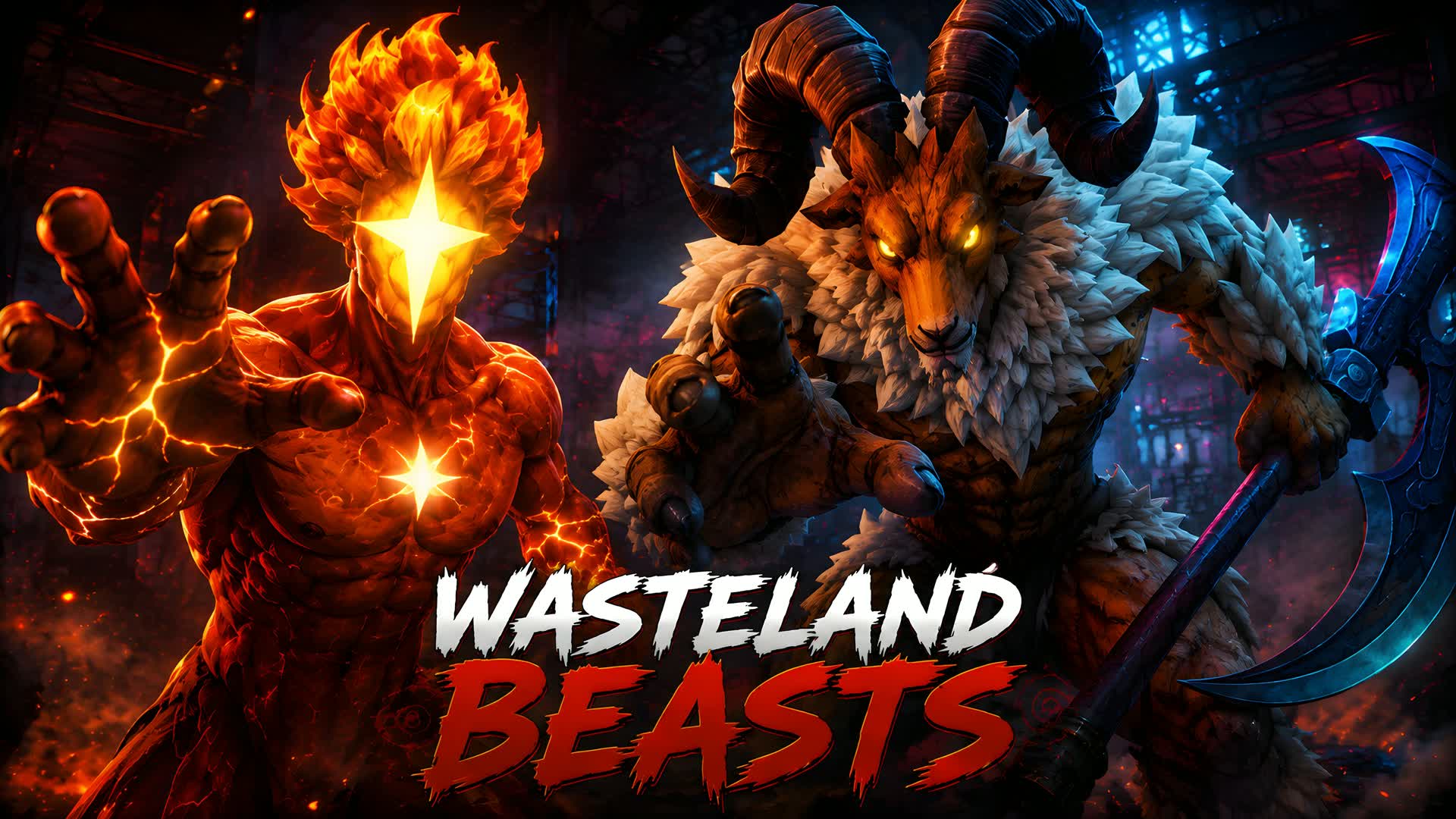 WASTELAND BEASTS [SURVIVAL] — Fortnite Creative map