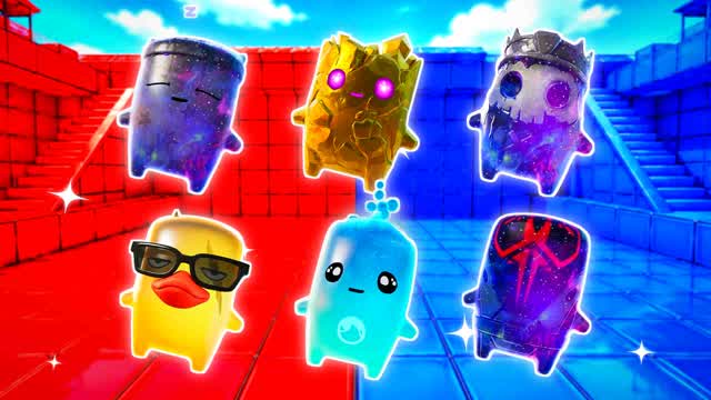 RED VS BLUE NORTHBOUND CODE 🔴🔵 — Fortnite Creative map cover art