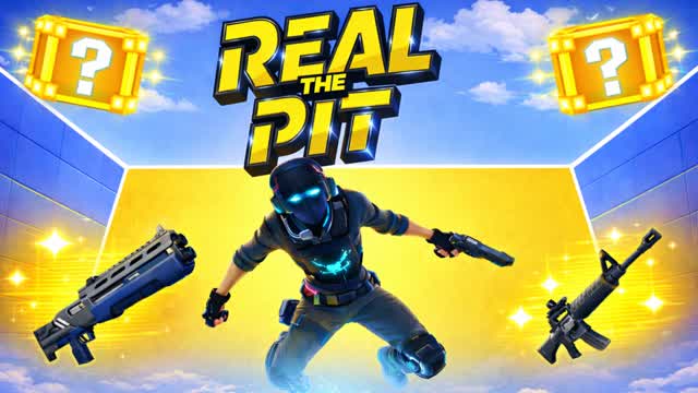 REAL THE PIT - FREE FOR ALL — Fortnite Creative map cover art