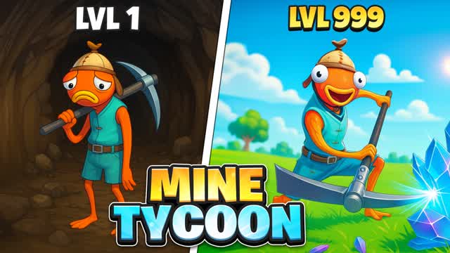 Mine Tycoon — Fortnite Creative map cover art