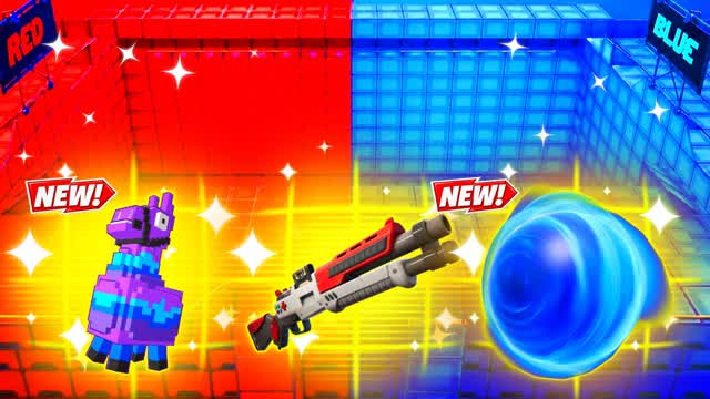 RED VS BLUE OUTSIDE WATCH 🔴🔵 — Fortnite Creative map cover art