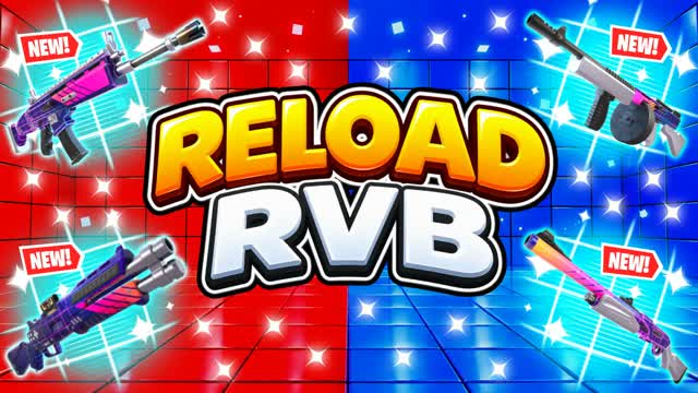 RELOAD RED VS BLUE RVB🔴🔵 CRAZZYY — Fortnite Creative map