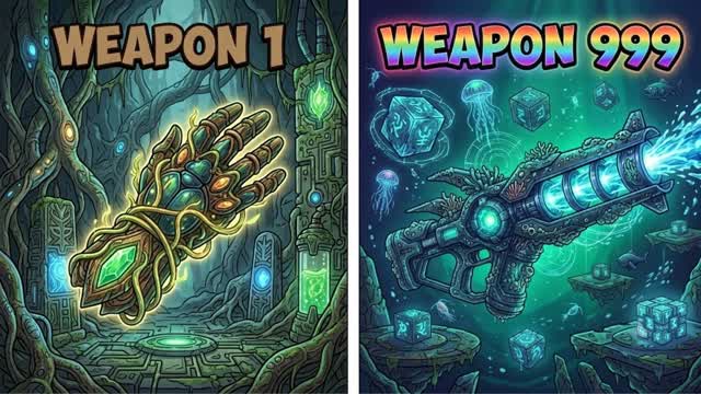 🔫 GUN GAME 💥 INFINITY WAR — Fortnite Creative map cover art