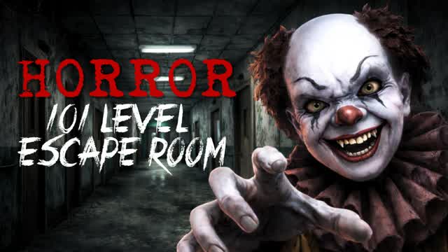 101 LEVEL ESCAPE ROOM [HORROR] — Fortnite Creative map cover art