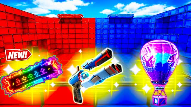 RED VS BLUE HOLD YOUR FLANK ๐ต๐ด โ Fortnite Creative map