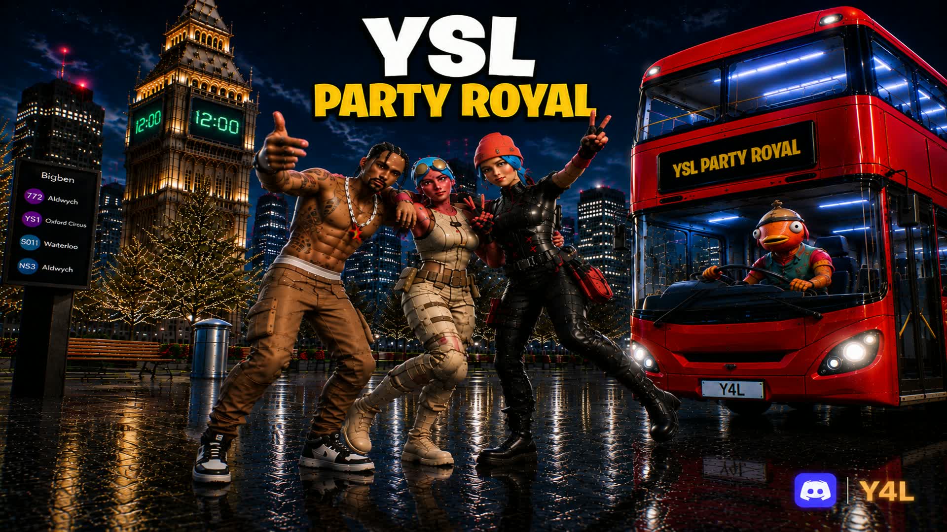 YSL PARTY ROYAL 2.0 — Fortnite Creative map