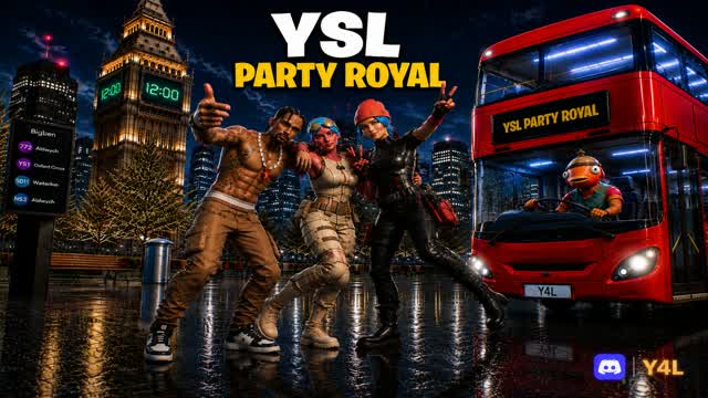 YSL PARTY ROYAL 2.0 — Fortnite Creative map cover art