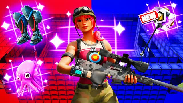 RED VS BLUE 🔴uncrvb67🔵 — Fortnite Creative map