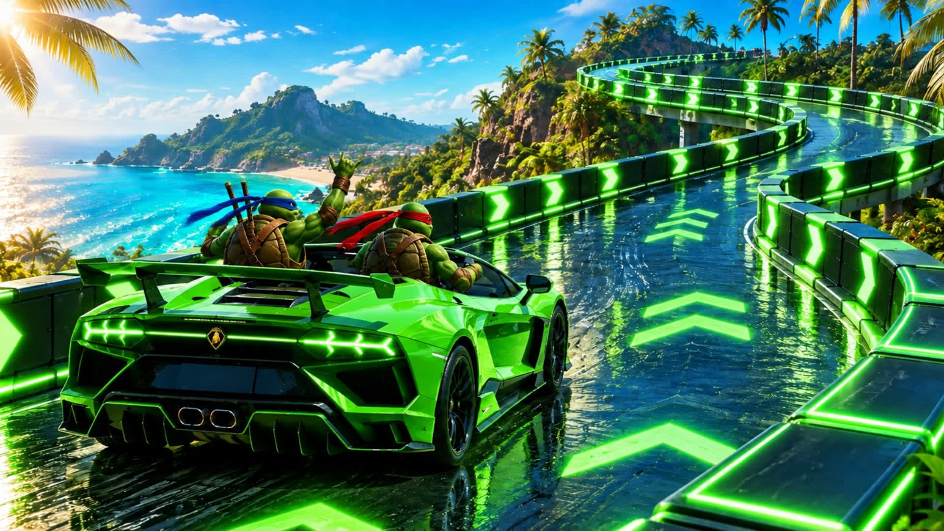 MEGA CAR JUMP - CAR GAME — Fortnite Creative map