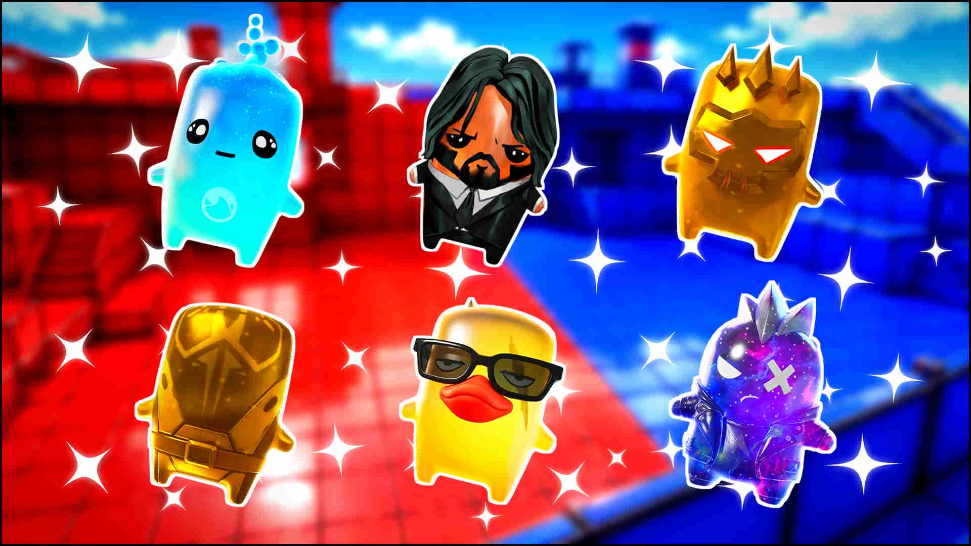 BLUE VS RED SOLAR DRIVE 🔵🔴 — Fortnite Creative map