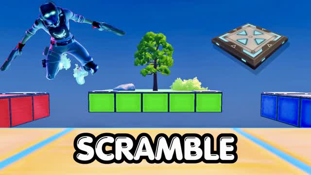 🌟SCRAMBLE — Fortnite Creative map cover art