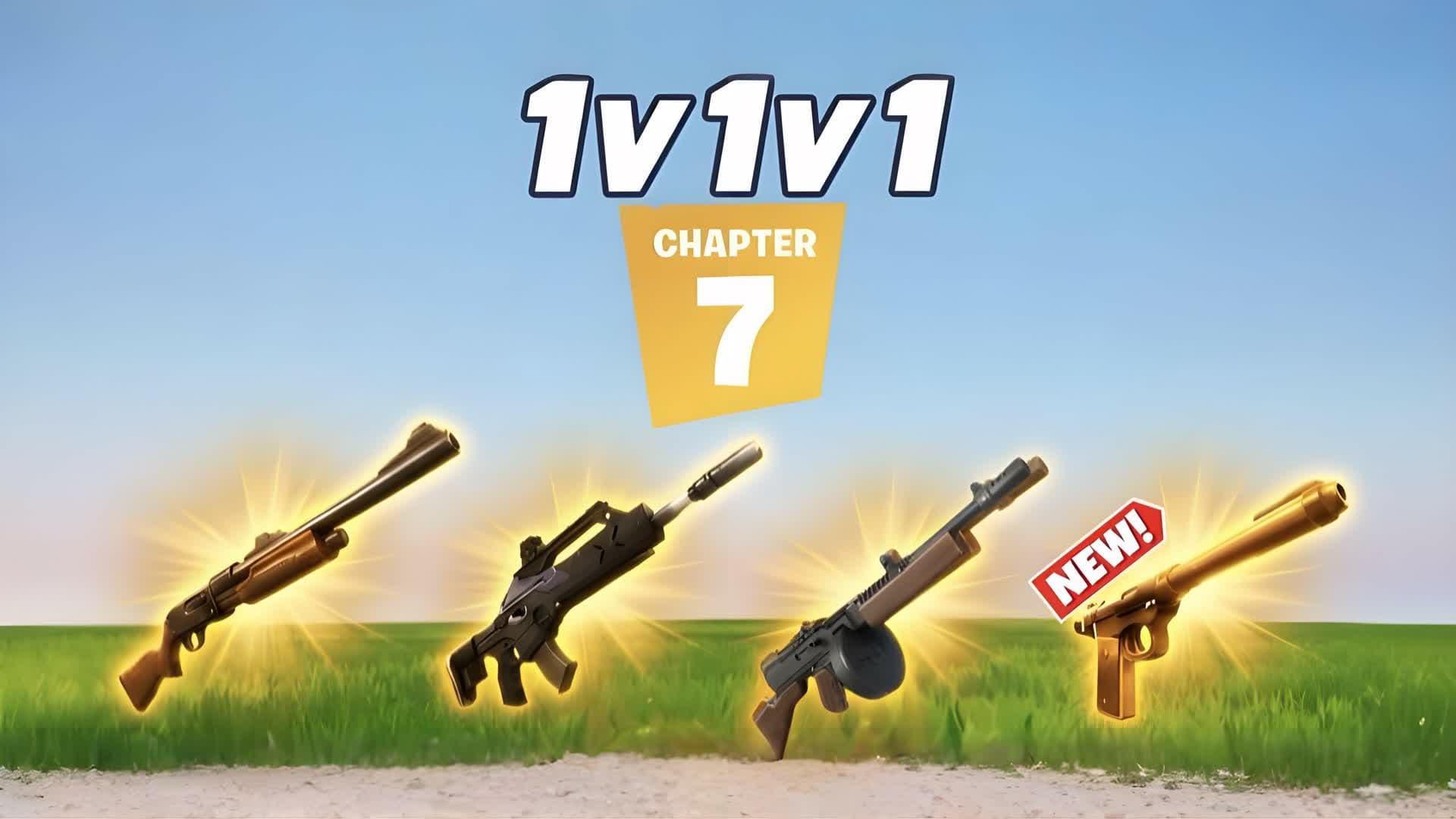 1v1v1 Battle Royale [ C7 S4 ] — Fortnite Creative map