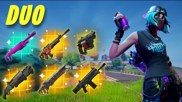 Duo Zone Wars RichardGod — Fortnite Creative map