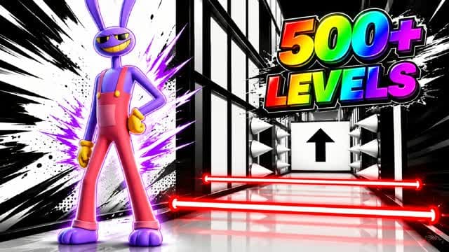 PARKOUR 500+ LEVELS⭐ — Fortnite Creative map cover art