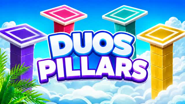 PILLARS DUOS WARS START — Fortnite Creative map cover art