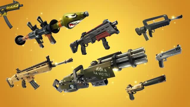 GUN GAMES LEVEL 1 TO 100 — Fortnite Creative map cover art
