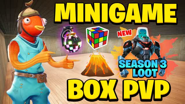 MINIGAME BOX PVP 📦 100+ Minigames 👑 — Fortnite Creative map
