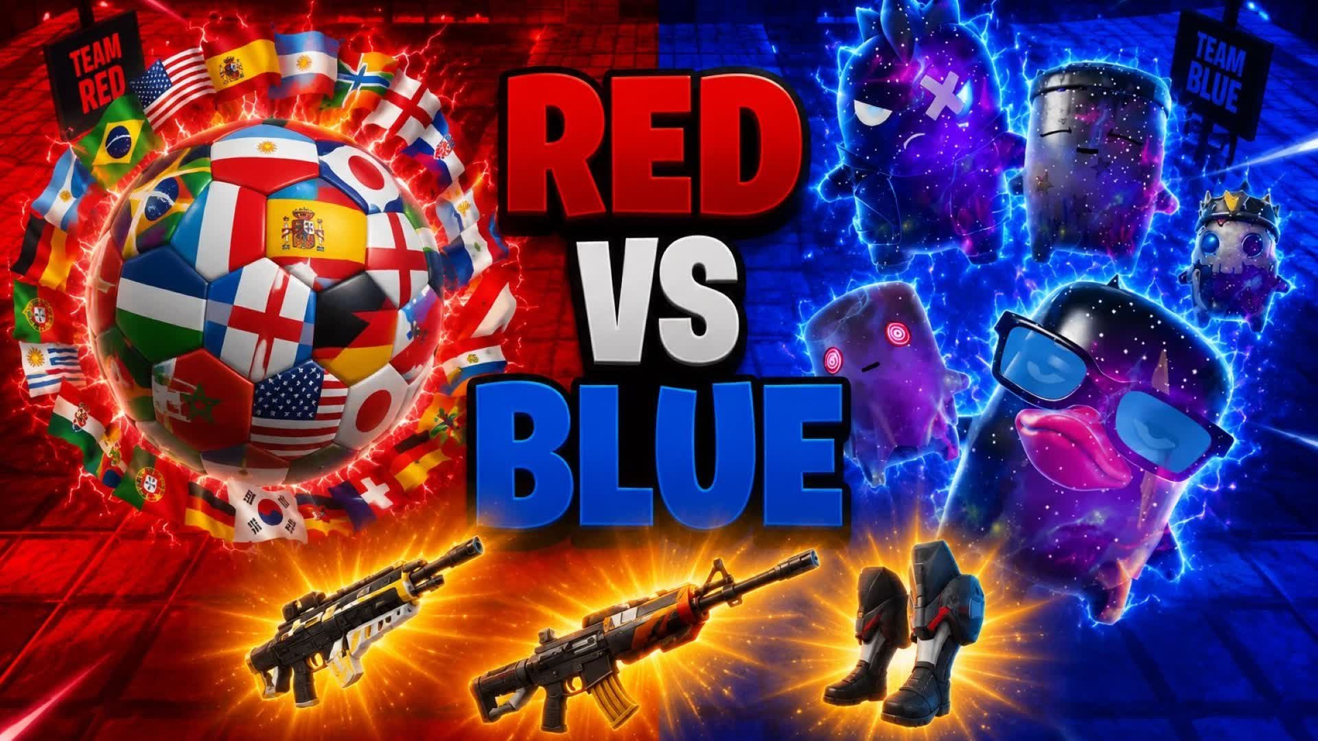SUPER CRAZY RED VS BLUE 🔴🔵 — Fortnite Creative map