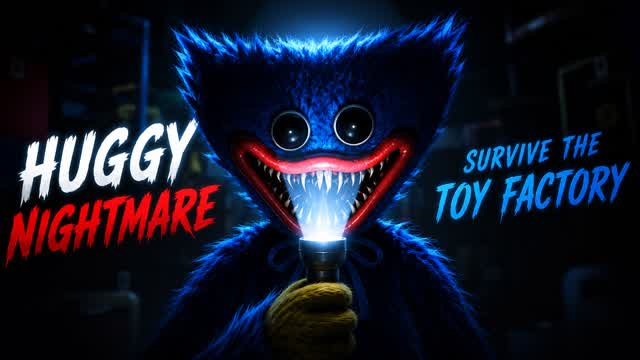 THE HUGGY NIGHTMARE [HORROR] — Fortnite Creative map cover art