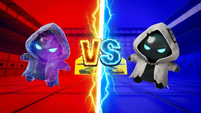 ROUGE VS BLEU 🔴🔵 SPRITES — Fortnite Creative map cover art