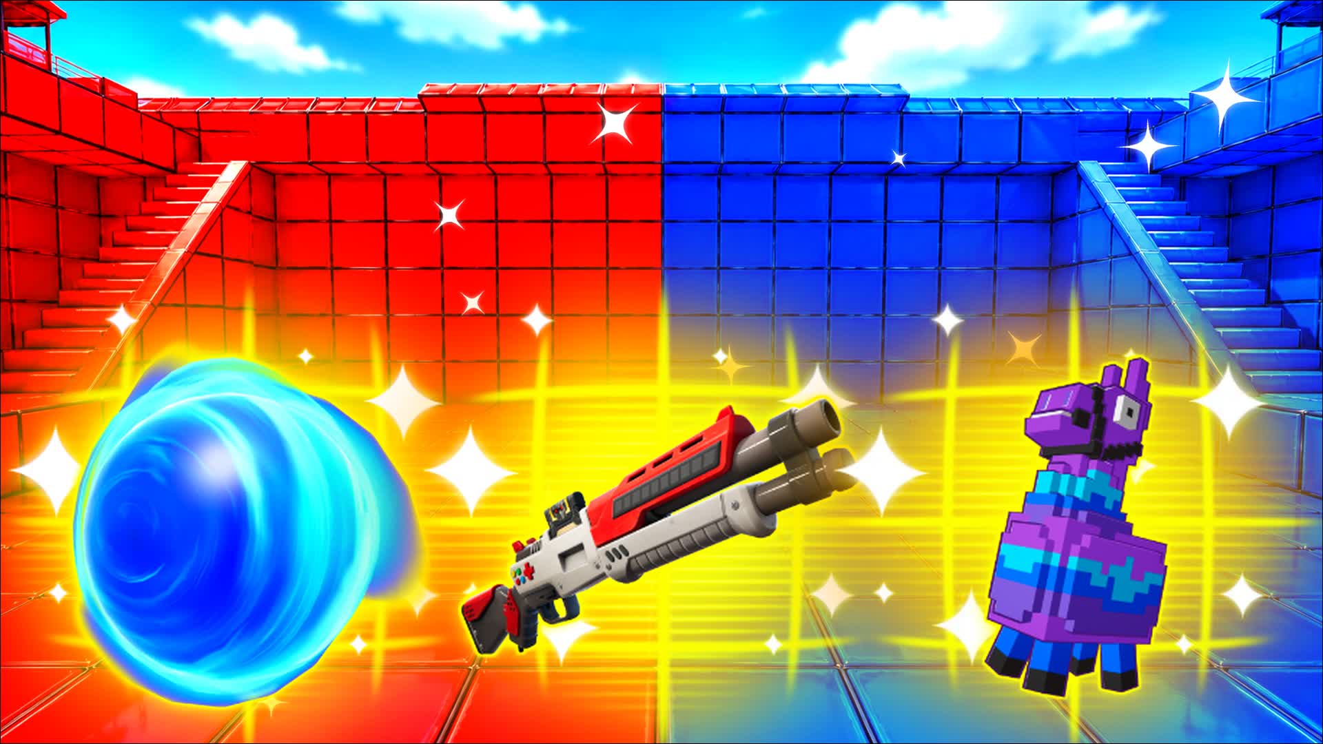 RED VS BLUE FORWARD READ 🔴🔵 — Fortnite Creative map