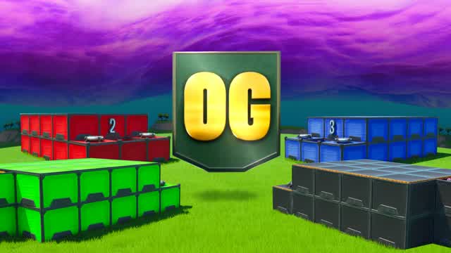 ✨Swag OG 4v4v4v4 Zone Wars 🌀 — Fortnite Creative map cover art