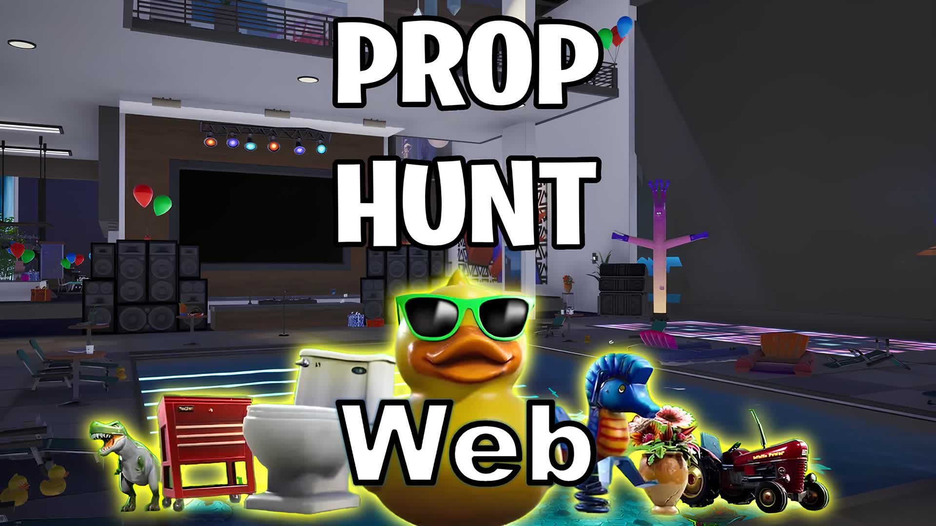Prop Hunt Web — Fortnite Creative map