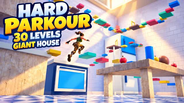 HARD PARKOUR: GIANT HOUSE — Fortnite Creative map