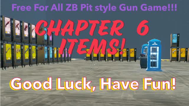 ZB Pit - Free For All : By LLSGAMING — Fortnite Creative map cover art