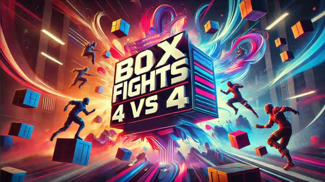 BOX FIGHTS 4 .VS. 4 📦 — Fortnite Creative map cover art
