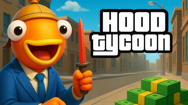 Hood Tycoon — Fortnite Creative map cover art