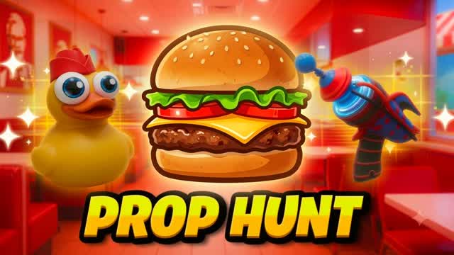 BURGER Drive Thru Prop Hunt 🍟 — Fortnite Creative map