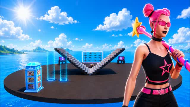 1V1 BUILD FIGHT Clean — Fortnite Creative map cover art
