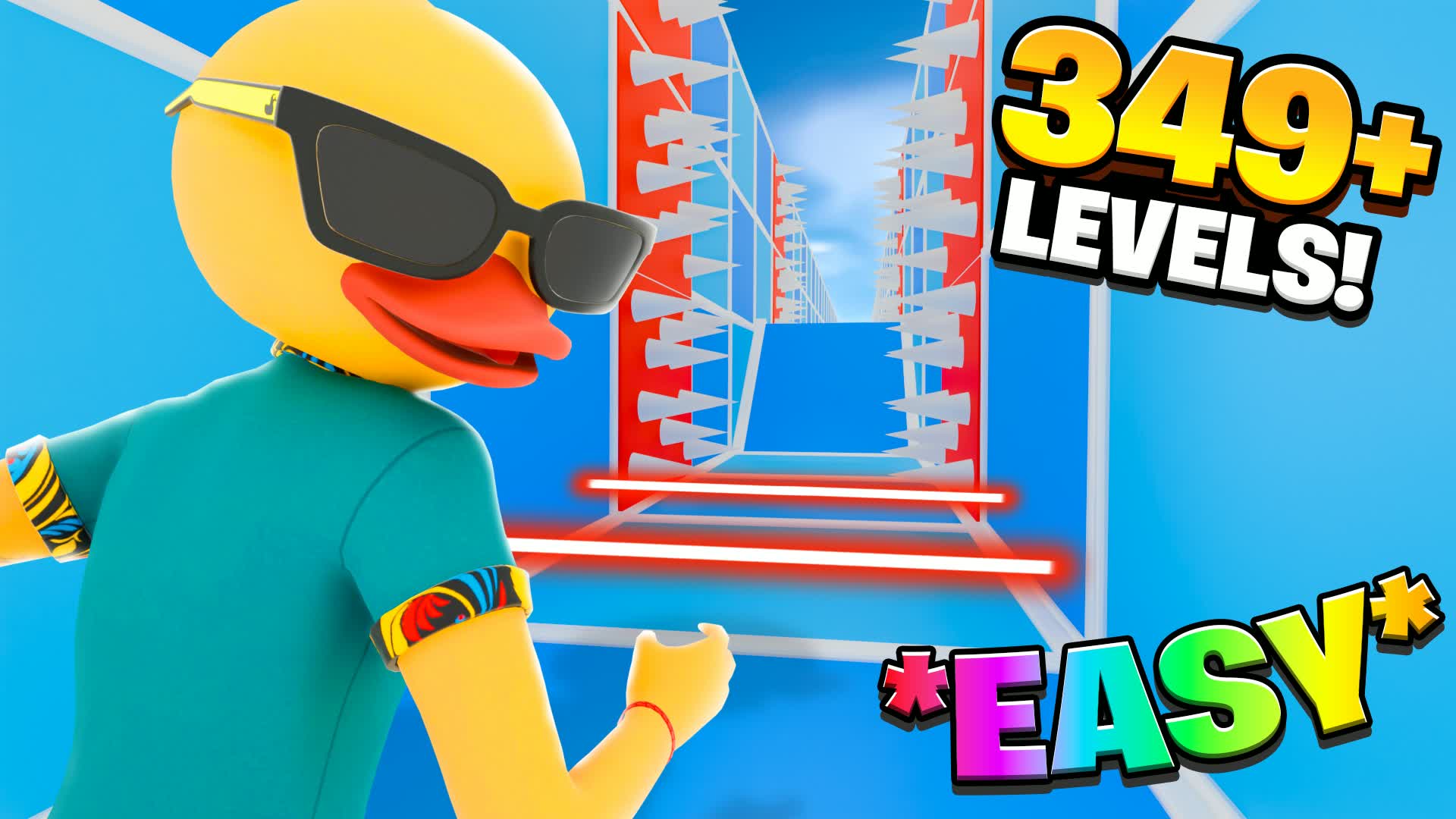 PARKOUR MEGA 350+ ⭐ — Fortnite Creative map