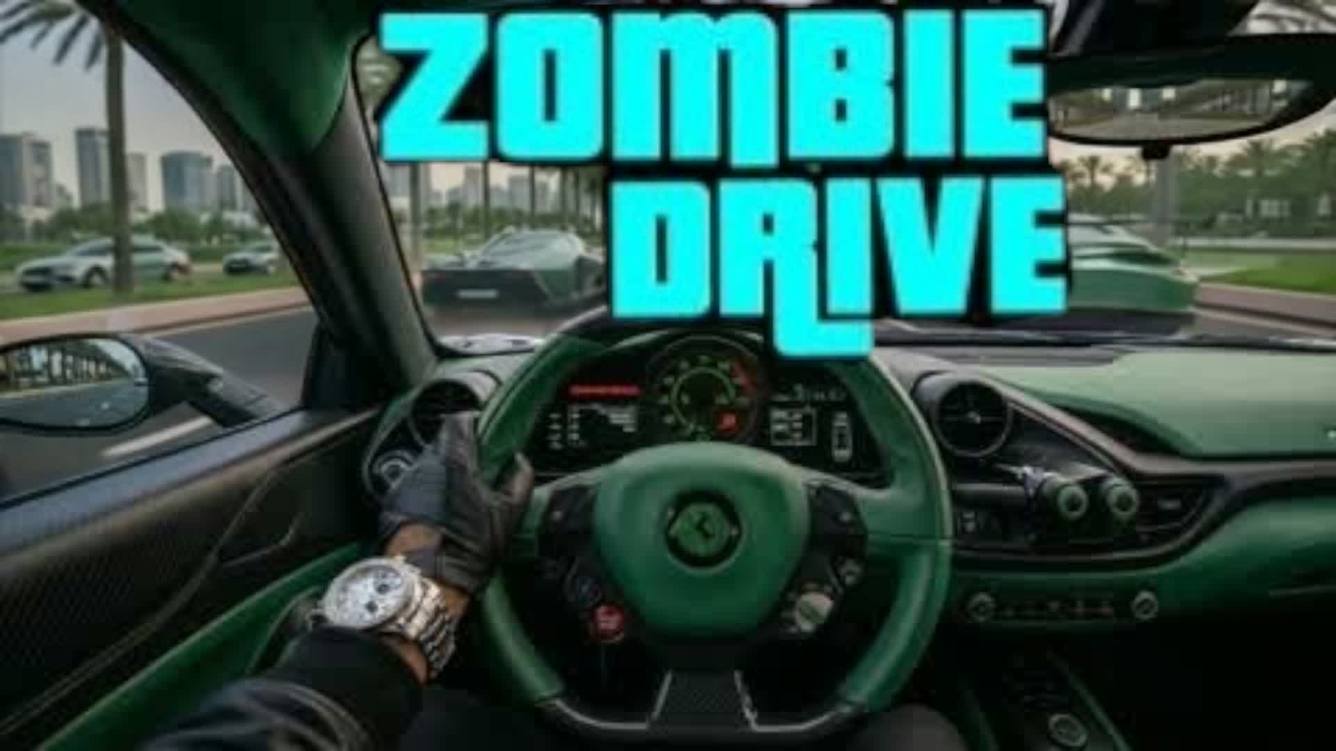 ZOMBIE DRIVE CITY 🌄 — Fortnite Creative map