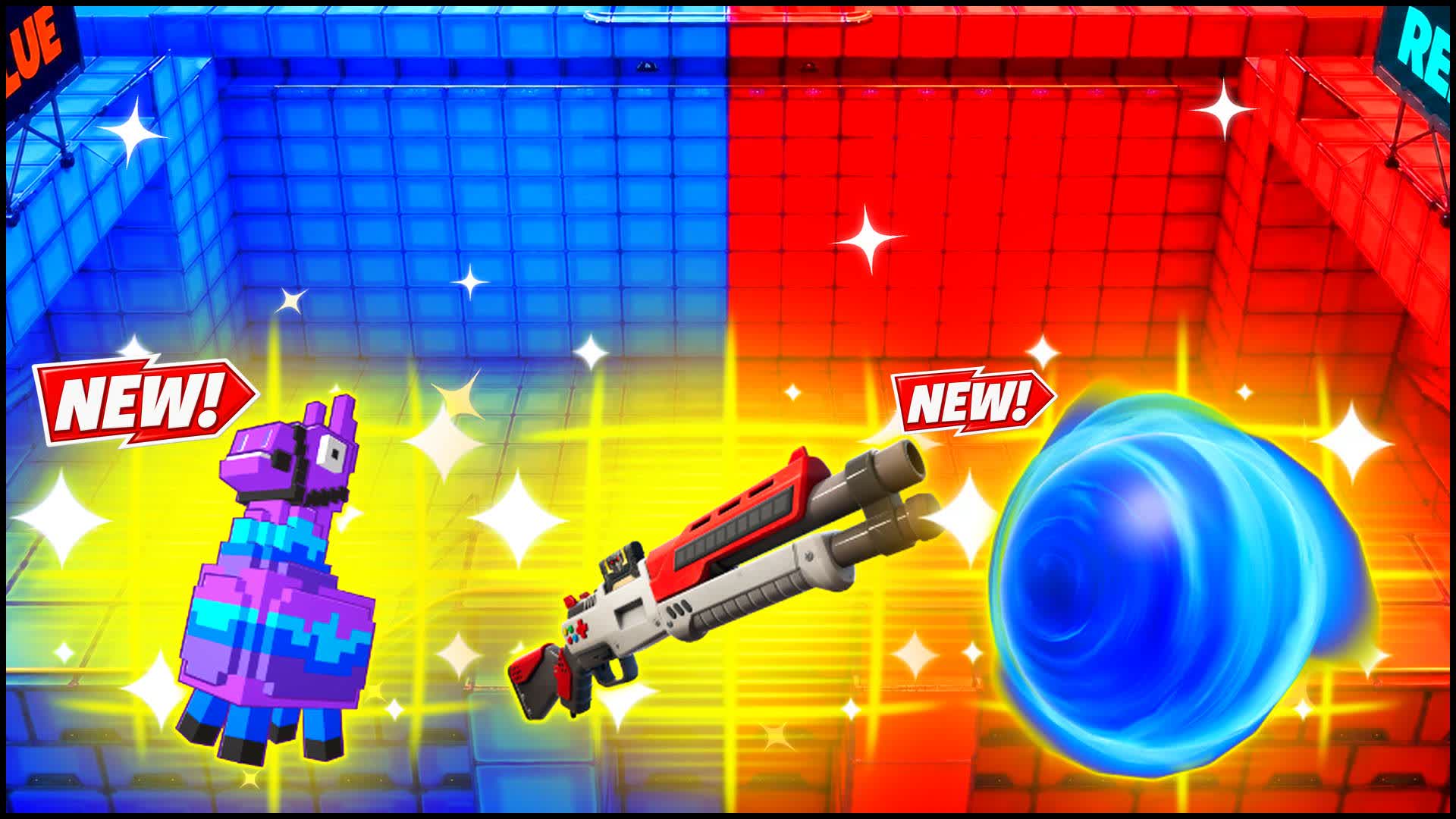 RED VS BLUE HIGH PEAK 🔴🔵 — Fortnite Creative map