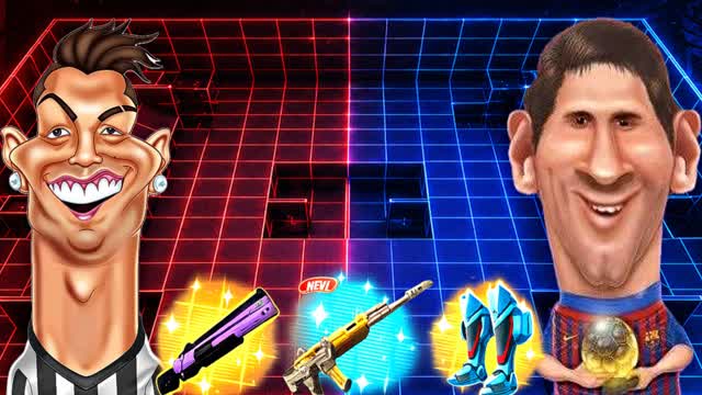 CR7 vs M10 - RONALDO vs MESSI — Fortnite Creative map