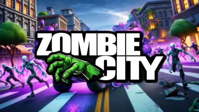 🧟‍♀️ ZOMBIE CITY 🌆 SURVIVE — Fortnite Creative map